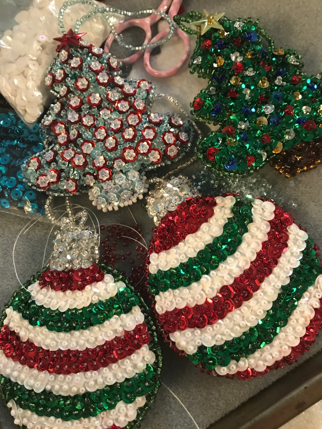 Beaded ornaments